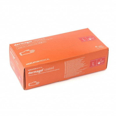 Manusi nepudrate latex Dermagel 100 bucati
