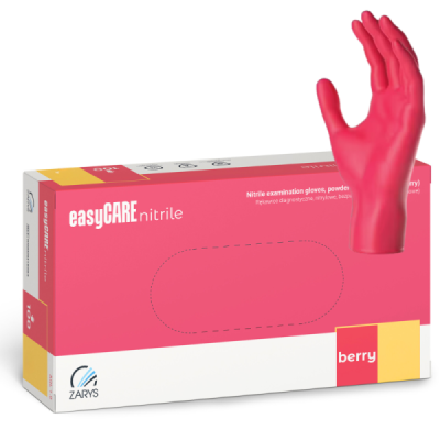 Manusi nitril nepudrate Berry (magenta) 100 bucati