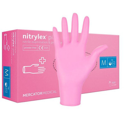 Manusi Nytrilex roz 100 bucati