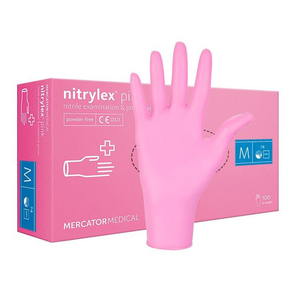 Manusi Nytrilex roz 100 bucati