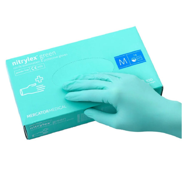 Manusi Nytrilex verzi 100 bucati