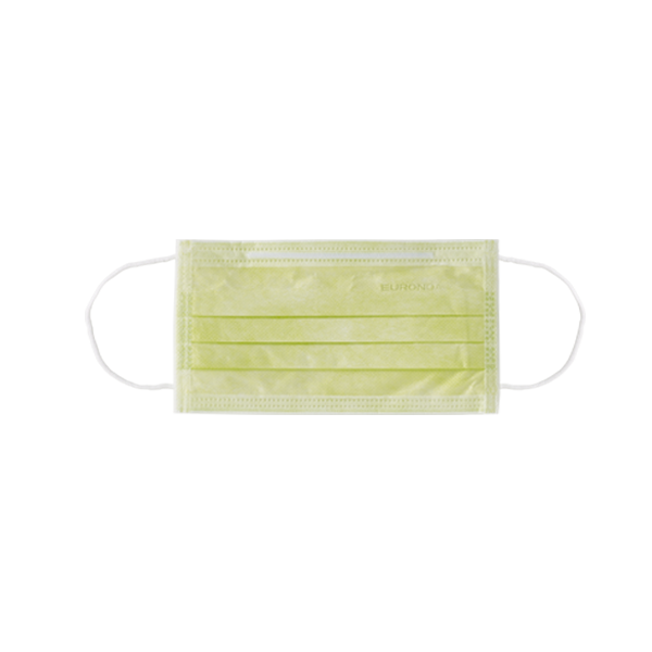 Masti medicale 3 straturi lime Monoart Euronda