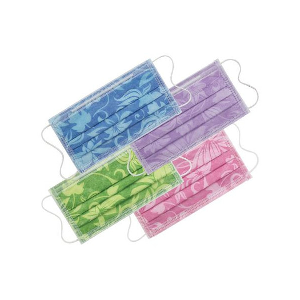 Masti medicale 4 straturi floral  Monoart Pro3 Euronda