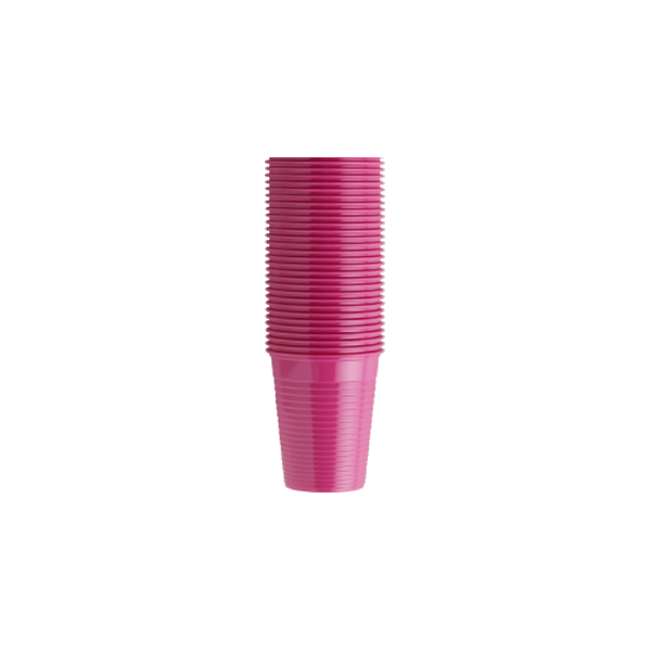 Pahare unica folosință fucsia 100 bucăți Euronda