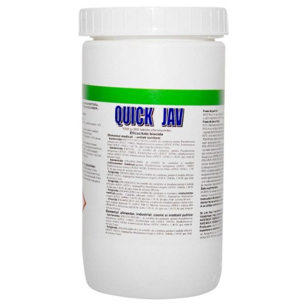 Tablete cu clor QUICK JAV 300 bucati