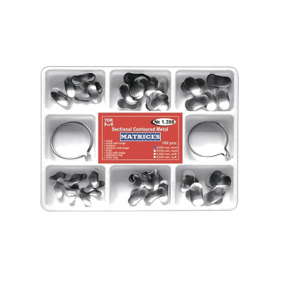 Kit matrici sectionale asortate hard 100 bucatini + 2 inele 1.398 TOR VM
