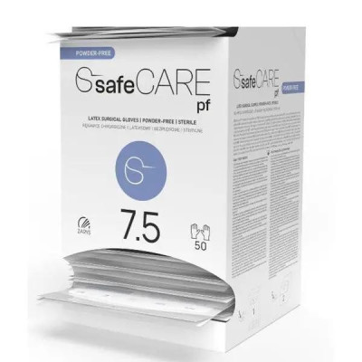 Manusi chirurgicale nepudrate sterile Safe Care ZARYS 1 pereche