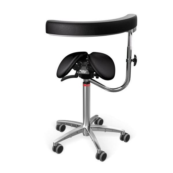 Scaun Salli SwingFit cu Allround suport din piele naturală