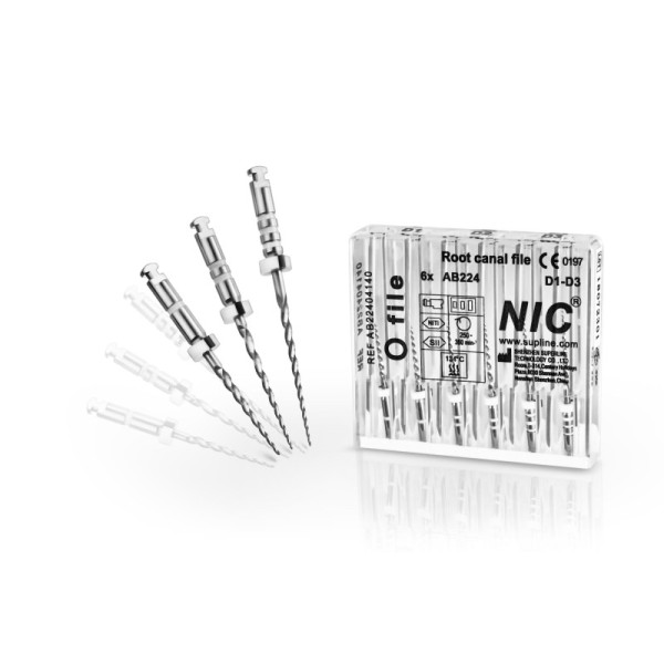 Ace rotative O-files Silver  (retratament) D1, D2, D3, D1-D3