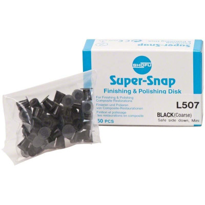 Discuri Super-Snap black mini top side Shofu