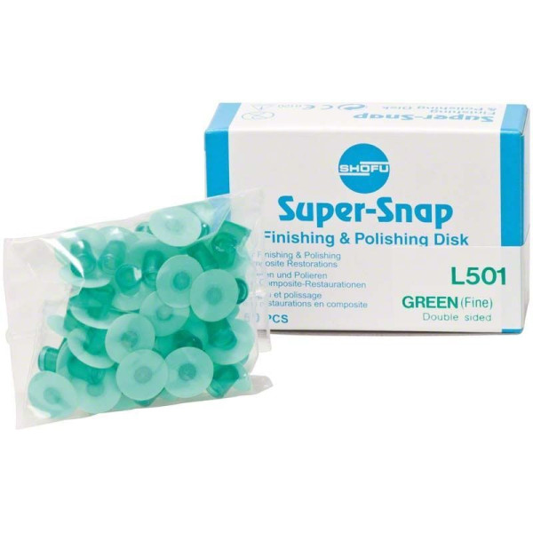 Discuri Super-Snap green double sided 50 bucati Shofu