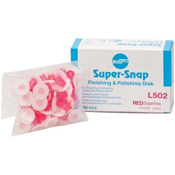 Discuri Super-Snap red double sided 50 bucati Shofu